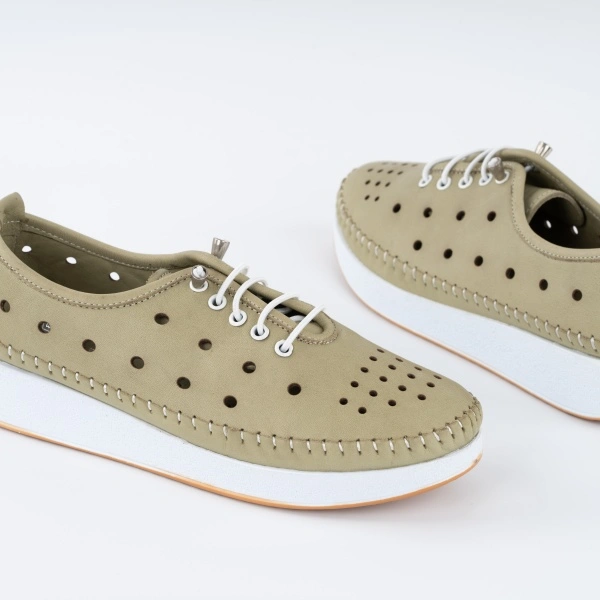 Pantofi Casual K9 Piele Naturala Green