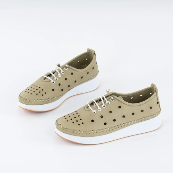 Pantofi Casual K9 Piele Naturala Green