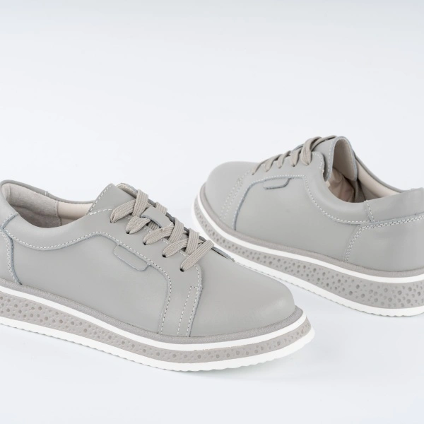 Pantofi Casual K2 Piele Naturala Grey