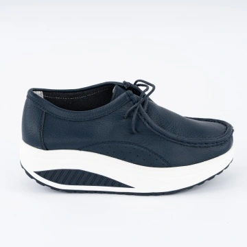 Pantofi Casual K5 Piele Naturala Navi