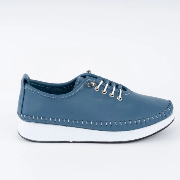 Pantofi Casual K8 Piele Naturala Blue