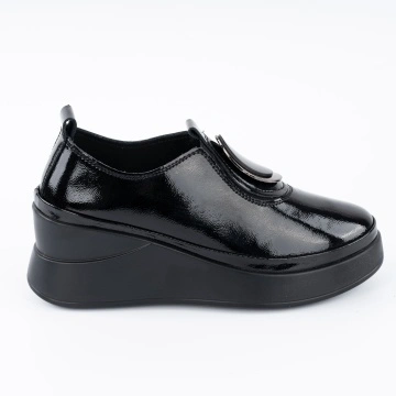Pantofi Casual K3 Piele Naturala Black2