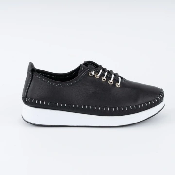 Pantofi Casual K8 Piele Naturala Black