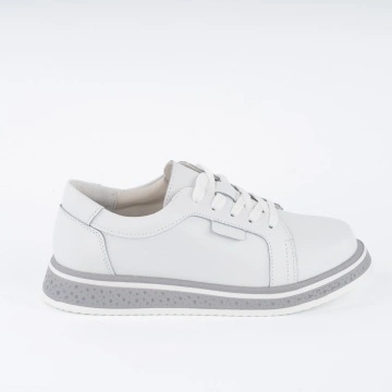 Pantofi Casual K2 Piele Naturala White