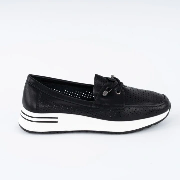 Pantofi Casual K6 Piele Naturala Black