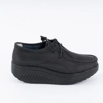 Pantofi Casual K5 Piele Naturala Black