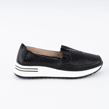 Pantofi Casual K7 Piele Naturala Black