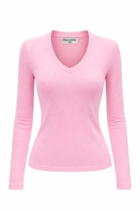 Bluza ZURI - Roz deschis - Img 2