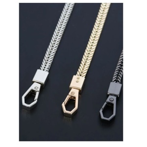 Curea pentru geanta dama tip lant, accesoriu pentru geanta din metal pentru calatorie, potrivire universala - Img 5