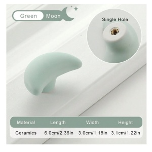 Maner tip buton din ceramica pentru dulap sau sertar - Img 6