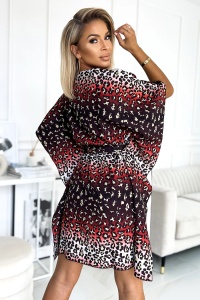 SOFIA Rochie fluture cu legare în talie - JAGUAR - Img 3