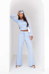 Set mâneci lungi SHIRA - Albastru