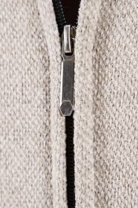 Cardigan pentru barbati tip jacheta captusita cu fleece cu logo brodat - Img 5