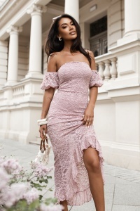 Rochie CALMA - Roz pudrat - Img 3