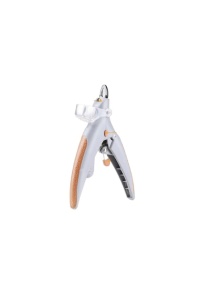 Unghiera pentru animale cu lentila amplificatoare si lumina LED, maner partial cauciucat, culoarea gri, The Casius.®
