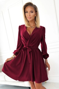 BINDY Rochie feminină cu decolteu - VISINIU