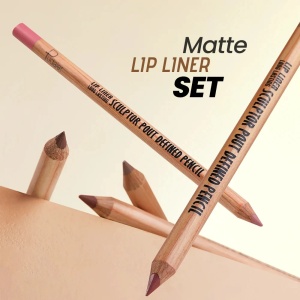 Set 6 Creioane de Buze Pudaier Rezistente la Apă – Culori Mate, Contur și Umplere Buze, Machiaj de Lungă Durată, set 01 - Img 5