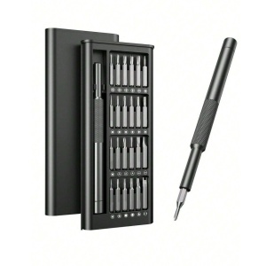 Set surubelnite de precizie 25 in 1, otel rulat, unelte magnetice mini pentru reparatii telefon, laptop, consola de jocuri, ochelari si electronice