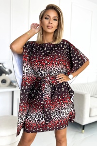 SOFIA Rochie fluture cu legare în talie - JAGUAR
