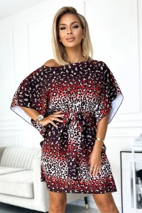 SOFIA Rochie fluture cu legare în talie - JAGUAR - Img 4