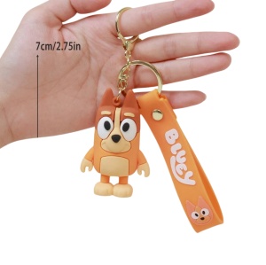 Breloc pentru chei, potrivit pentru cadou sau suvenir, model Bingo, 7 cm, culoarea portocaliu, theCasius.® - Img 4
