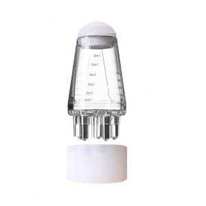 Dispozitiv mic cu bile tip pieptene pentru masarea scalpului cu ulei, 2,5 x 2,5 x 5 cm