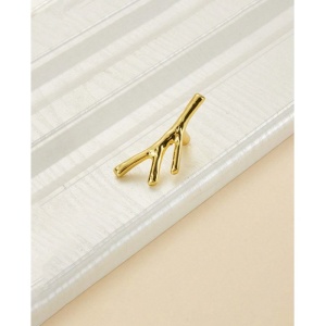 Maner din aliaj pentru sertar si dulap, model crenguta de copac, design decorativ elegant - Img 3