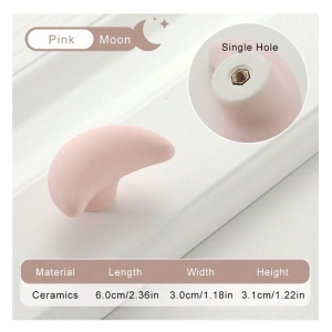 Maner tip buton din ceramica pentru dulap sau sertar - Img 4