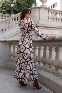 Rochie lunga ANNA - Bej si Maro - Img 3