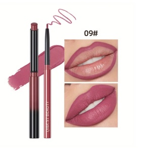 Set Lip kit format din creion de buze si ruj solid, ultrarezistent, culori pigmentate, culoarea 009