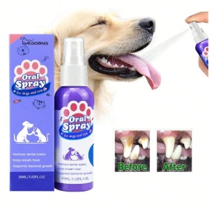 Spray oral bucal pentru curatarea dintilor cainilor si pisicilor, 30 ml