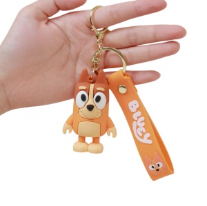 Breloc pentru chei, potrivit pentru cadou sau suvenir, model Bingo, 7 cm, culoarea portocaliu, theCasius.®