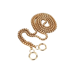 Curea pentru geanta dama tip lant, accesoriu pentru geanta din metal pentru calatorie, potrivire universala, model B, culoarea auriu