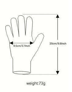 Manusi de dama, functie pentru ecran tactil, material moale, marime universala, culoarea bej - Img 6