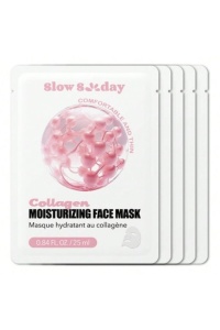 Masca de fata tip servetel cu colagen, set de 5 buc