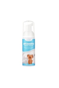 Sampon uscat pentru animale de companie cu blana (caini, pisici, iepuri), nu necesita clatire, 60 ml - Img 2