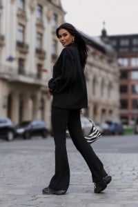 Set catifea BLAIR - Negru