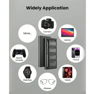 Set surubelnite de precizie 25 in 1, otel rulat, unelte magnetice mini pentru reparatii telefon, laptop, consola de jocuri, ochelari si electronice - Img 2