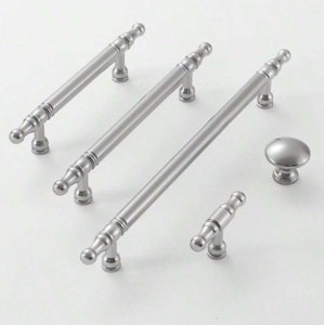 Maner elegant din aliaj pentru sertar sau dulap, design francez, minimalist - Img 5