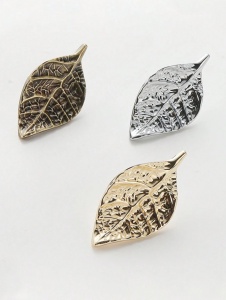 Maner frunza vintage pentru dulap si sertar, stil nordic, design decorativ elegant - Img 6
