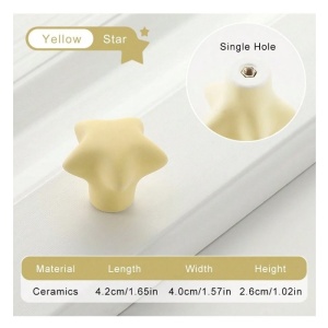 Maner tip buton din ceramica pentru dulap sau sertar - Img 5