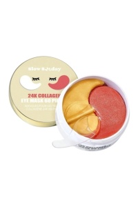 Patchuri pentru ochi tip masca cu colagen 24K, 60 buc
