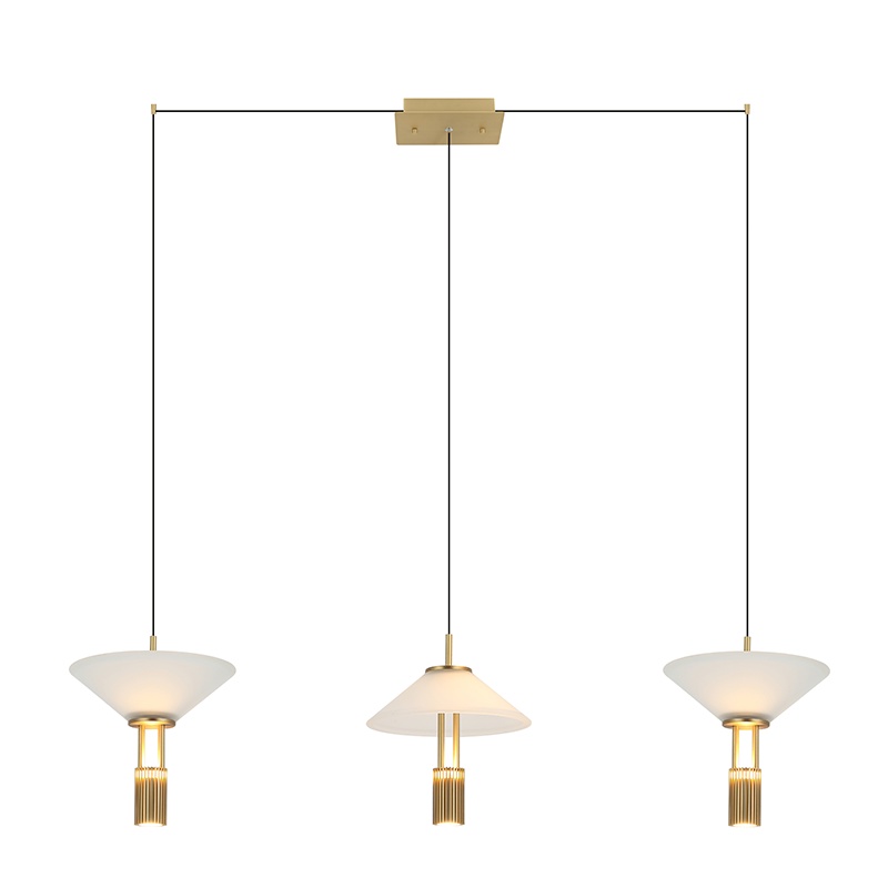 Corp de iluminat suspendat Fiore Luce LED 3000K - Gold Matt &mdash; colecția Fiore Luce Zambelis