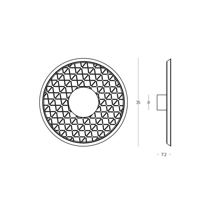 Aplică acustică Sona 2618 LED 6W 3000K – negru mat metal - Img 5