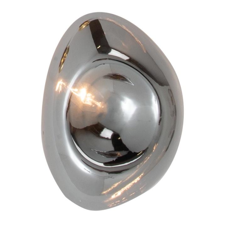 Aplică Andora 1xE14 LED - Negru, Crom - Img 2