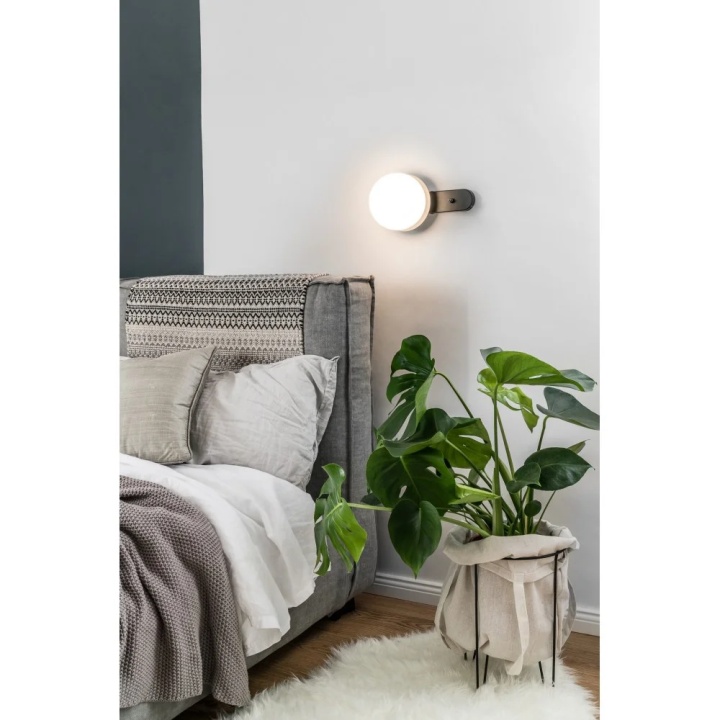 Aplică de perete KUUL D1 black with switch, negru - Img 2
