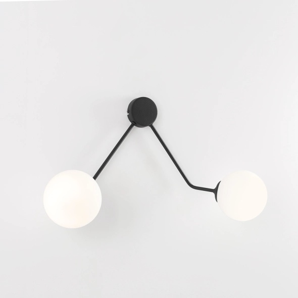 Aplică Holm 63 cm 2xE14 - Negru - Img 2