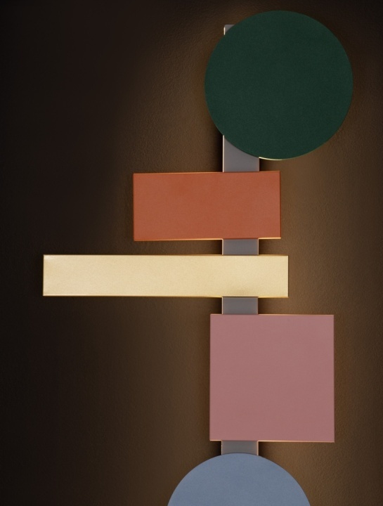 Aplica Margot Orange / Negru / Gri / Blue / Pink / Auriu / Alb 48 x 7 x 105 cm - Img 5