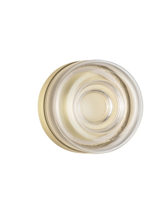 Aplica perete decorativa Doris Auriu / Transparent Ø15 x H 11,6 cm - Img 5