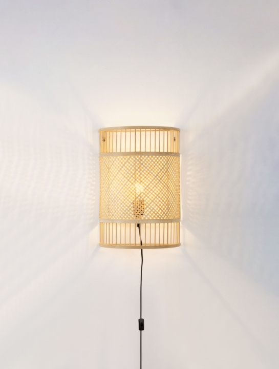 Aplica perete decorativa Pale Natural 28,5 x 14 x 40 cm - Img 5
